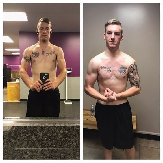 crazy bulk bulking stack before and after